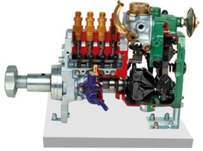康明斯直列式喷油泵解剖模型