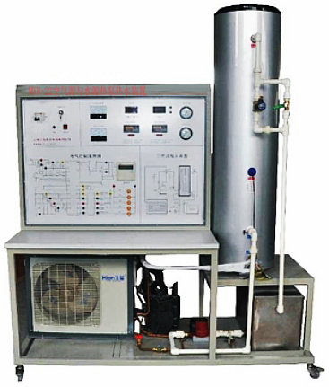 空气源与水源热泵热水实验装置