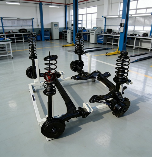 汽车前后桥拆装实训台